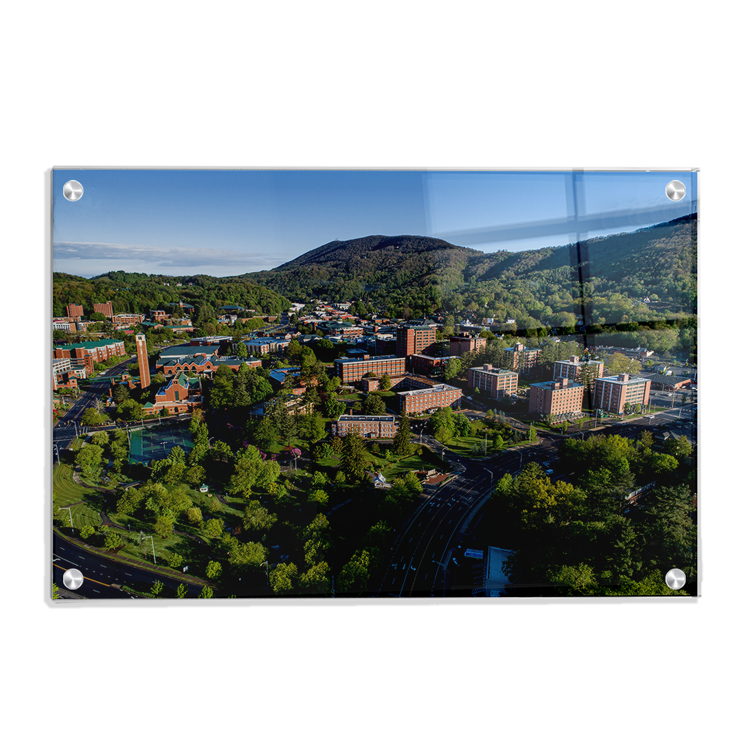 Appalachian State Mountaineers - Campus Aerial - College Wall Art #Canvas