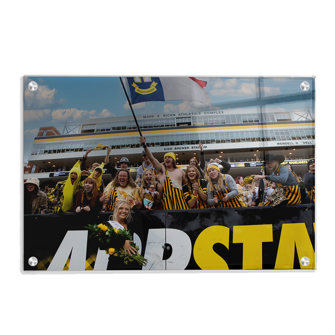 Appalachian State Mountaineers - Top of the Rock - College Wall Art #Canvas