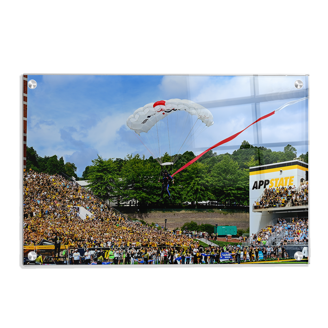 Appalachian State Mountaineers - Pin Point Landing - College Wall Art #Canvas
