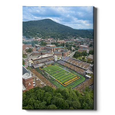 Appalachian State Mountaineers - Kidd Brewer Stadium Aerial #Canvas