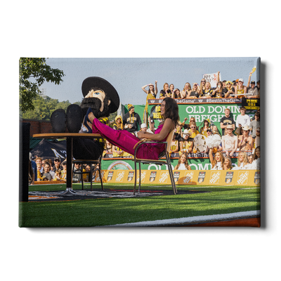 Appalachian State Mountaineers - Kickin' Back on Game Day - College Wall Art #Canvas