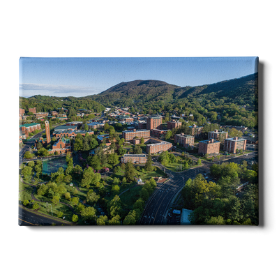 Appalachian State Mountaineers - Campus Aerial - College Wall Art #Canvas