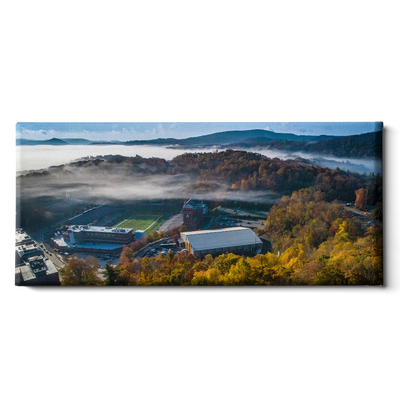 Appalachian State Mountaineers - Autumn Mist Panoramic - College Wall Art #Canvas