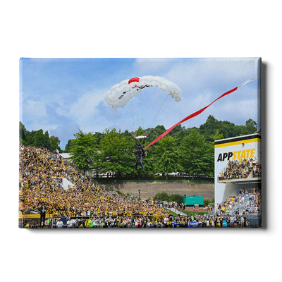 Appalachian State Mountaineers - Pin Point Landing - College Wall Art #Canvas