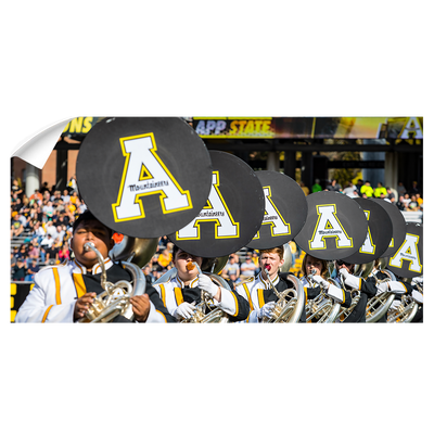 Appalachian State Mountaineers - Marching Mountaineers Panoramic - College Wall Art #Wall Decal