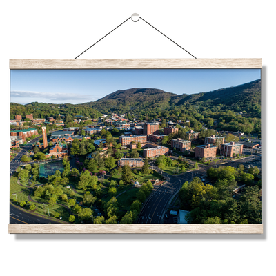 Appalachian State Mountaineers - Campus Aerial - College Wall Art #Hanging Canvas