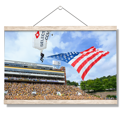 Appalachian State Mountaineers - Enter Old Glory - College Wall Art #Hanging Canvas