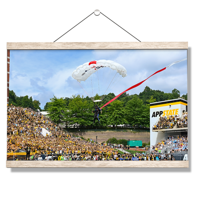 Appalachian State Mountaineers - Pin Point Landing - College Wall Art #Hanging Canvas
