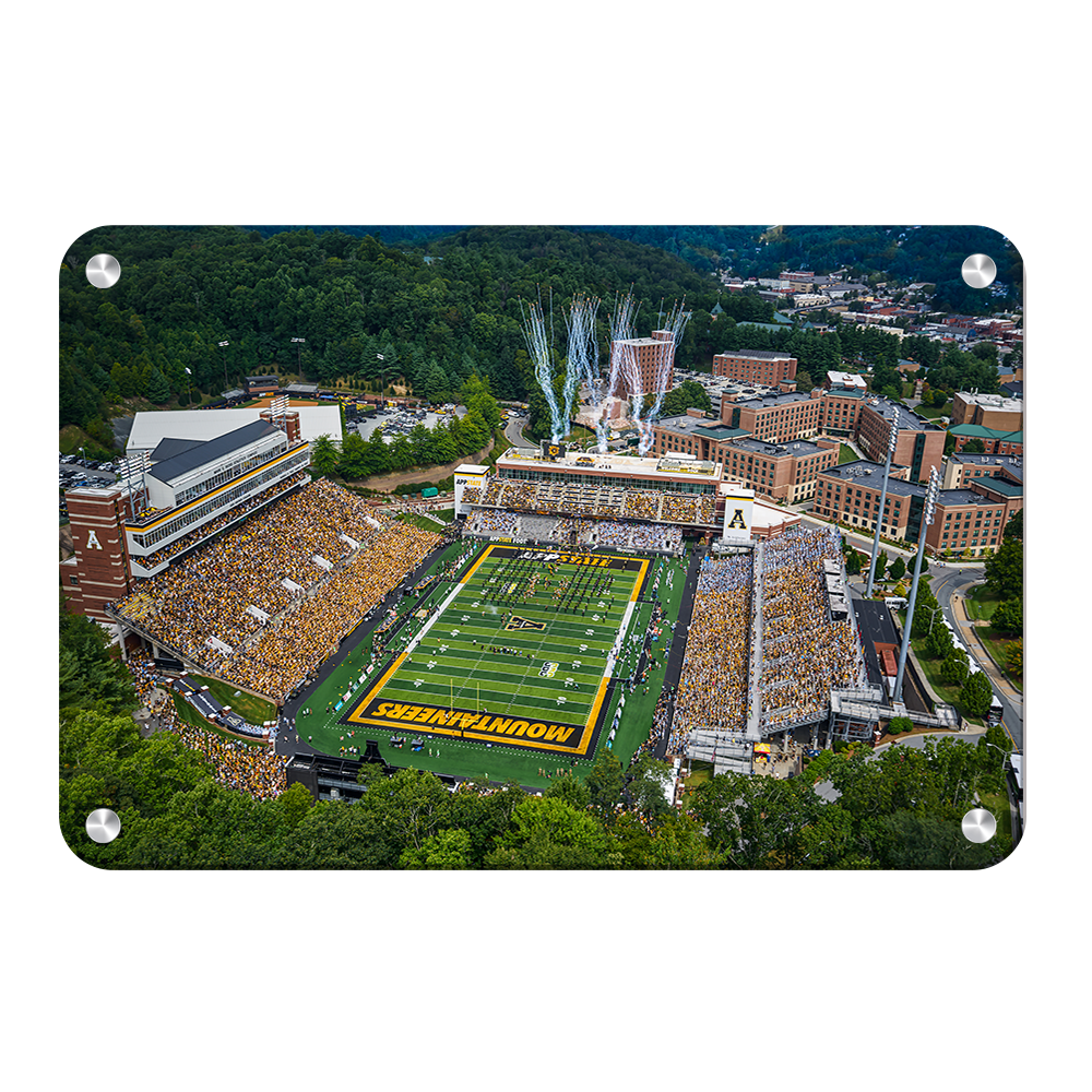 Appalachian State Mountaineers - Welcome to the Rock - College Wall Art #Canvas 