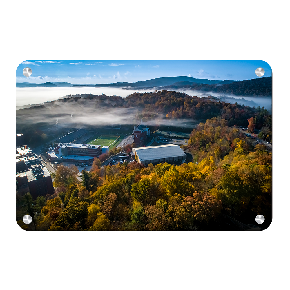 Appalachian State Mountaineers - Autumn Mist - College Wall Art #Canvas