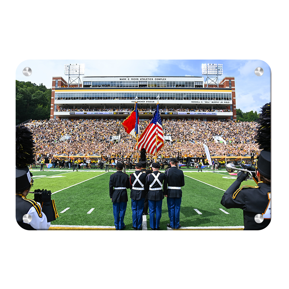 Appalachian State Mountaineers - National Anthem - College Wall Art #Canvas