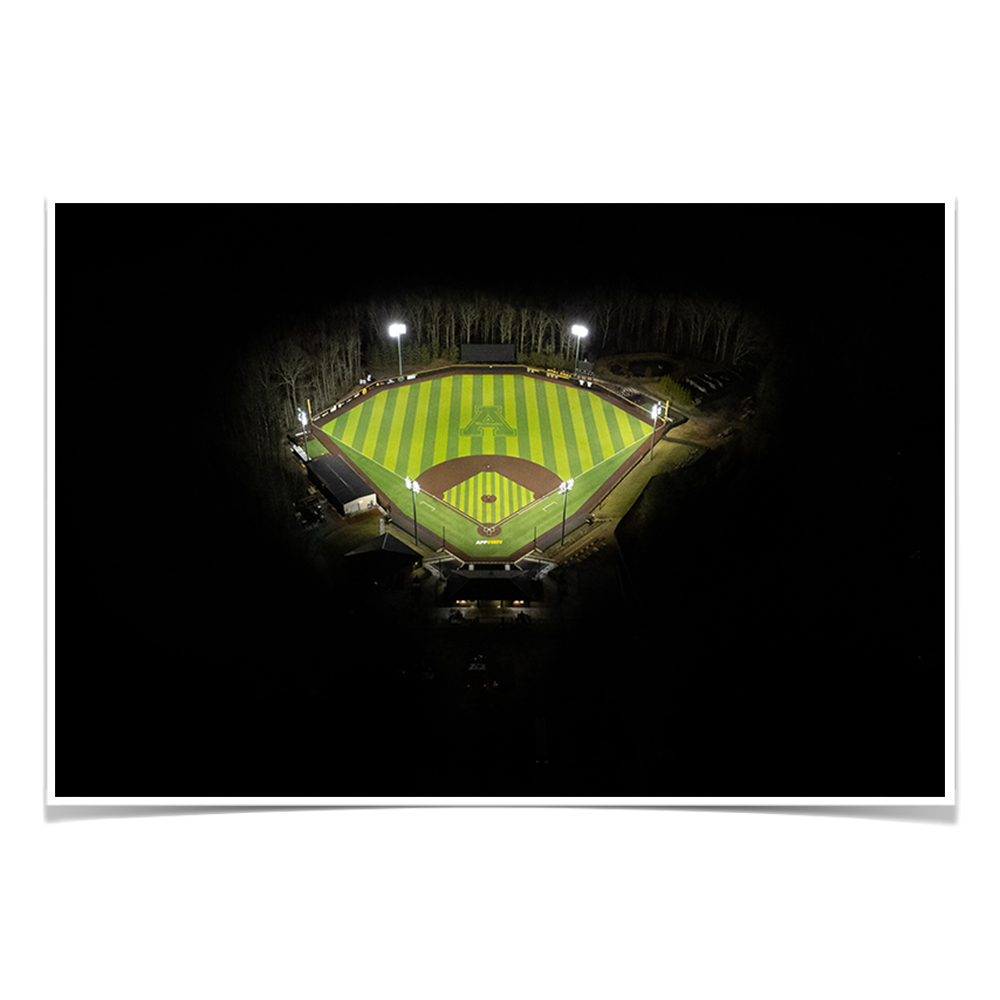 Appalachian State Mountaineers - Light Up Beaver Field - College Wall Art #Canvas