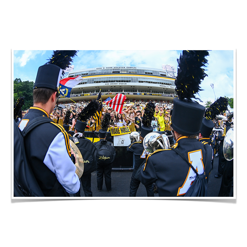 Appalachian State Mountaineers - Make Noise - College Wall Art #Canvas