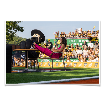 Appalachian State Mountaineers - Kickin' Back on Game Day - College Wall Art #Poster