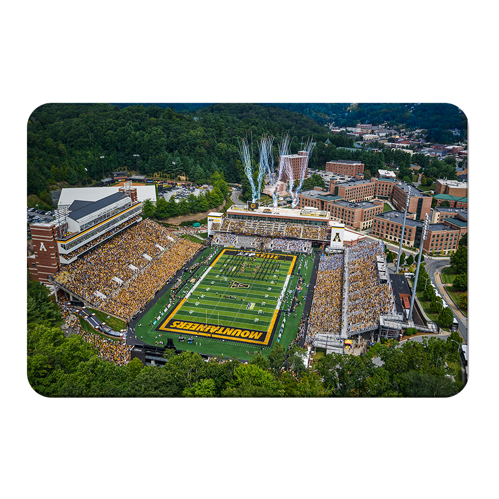 Appalachian State Mountaineers - Welcome to the Rock - College Wall Art #Canvas 