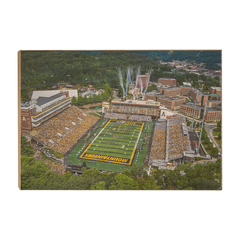 Appalachian State Mountaineers - Welcome to the Rock - College Wall Art #Canvas 