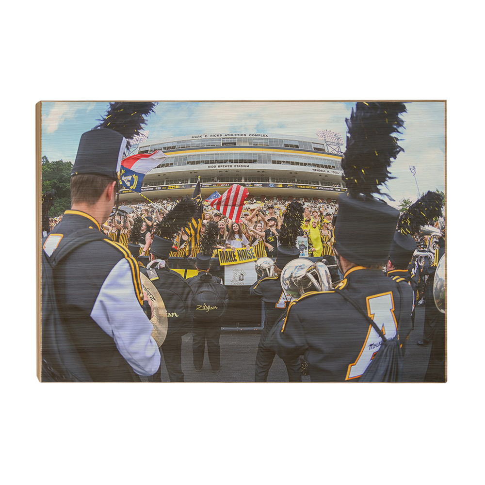 Appalachian State Mountaineers - Make Noise - College Wall Art #Canvas