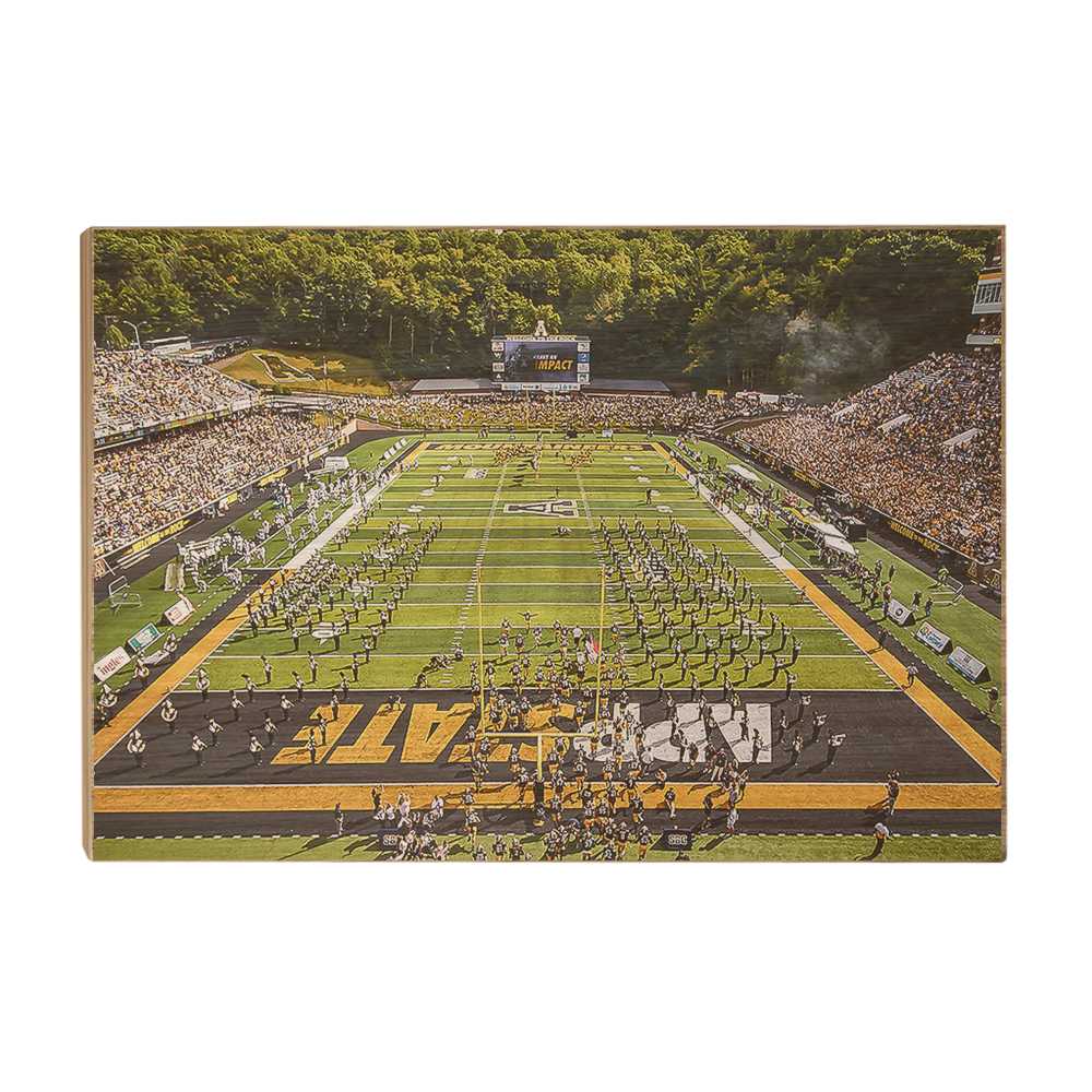 Appalachian State Mountaineers - End Zone View Enter Mountaineers - College Wall Art #Canvas