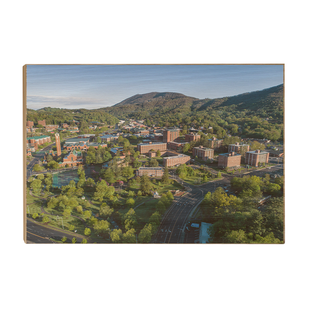 Appalachian State Mountaineers - Campus Aerial - College Wall Art #Canvas
