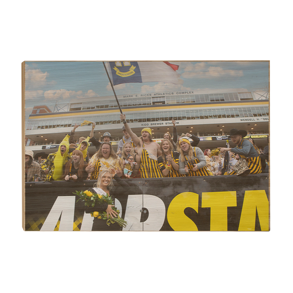 Appalachian State Mountaineers - Top of the Rock - College Wall Art #Canvas