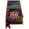 Auburn Tigers - Auburn Tigers Single Layer Dimensional Wall Art