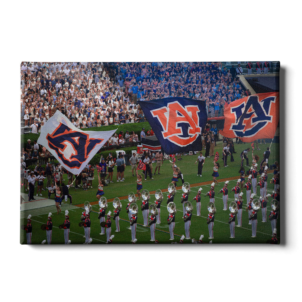 Auburn Tigers - Auburn Flags - College Wall Art #Canvas 