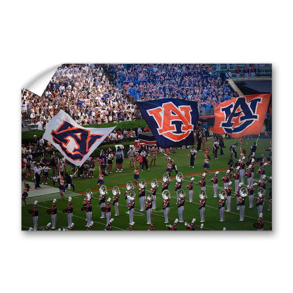 Auburn Tigers - Auburn Flags - College Wall Art #Canvas 
