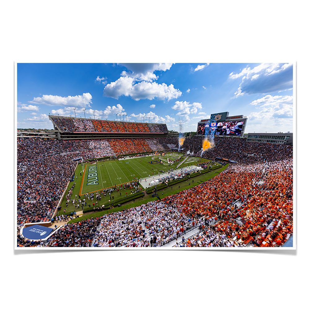 Auburn Tigers - Enter Auburn - College Wall Art #Canvas 