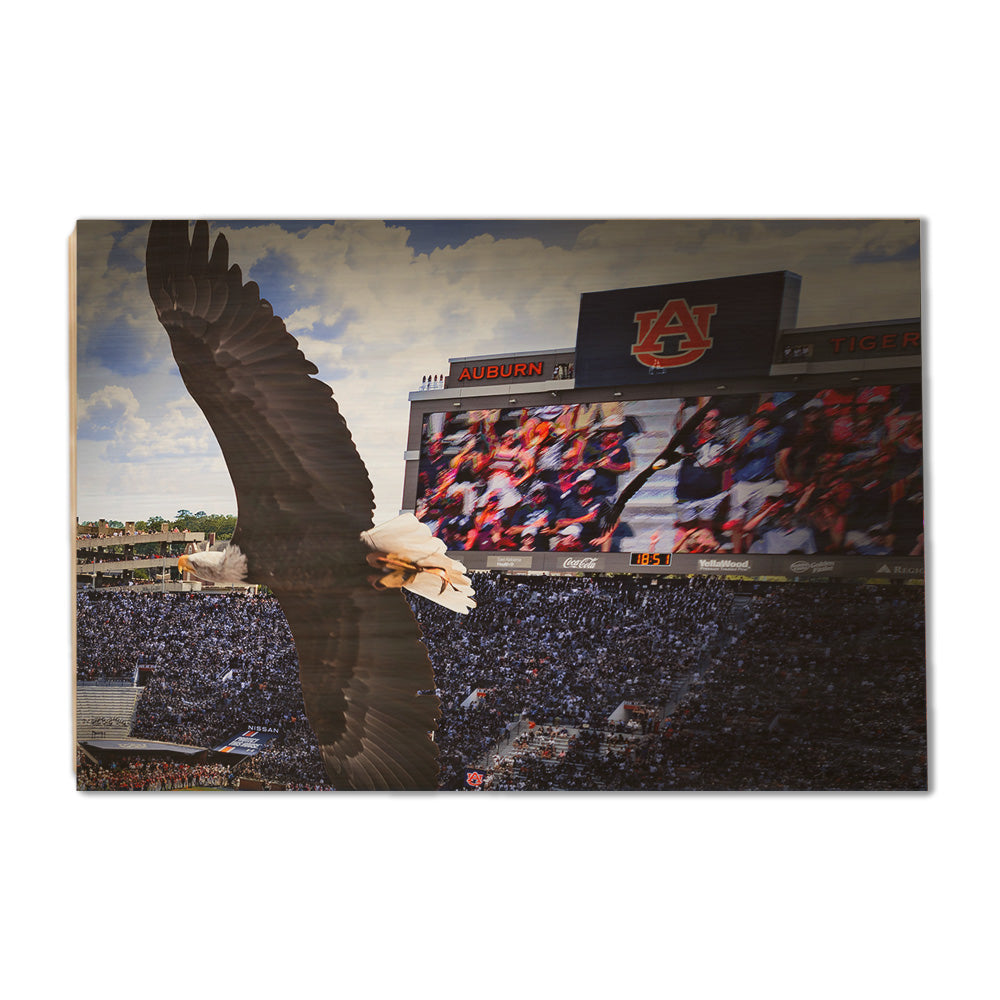 Auburn Tigers - War Eagle Soars - College Wall Art #Canvas