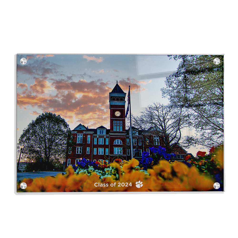 Clemson Tigers - Main Sunset Class of 2024 - College Wall Art #Canvas