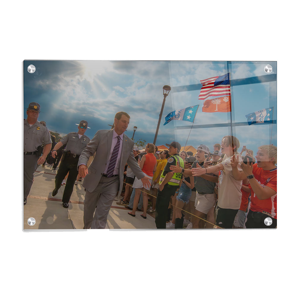 Clemson Tigers - Dabo Tiger Walk - College Wall Art #Canvas