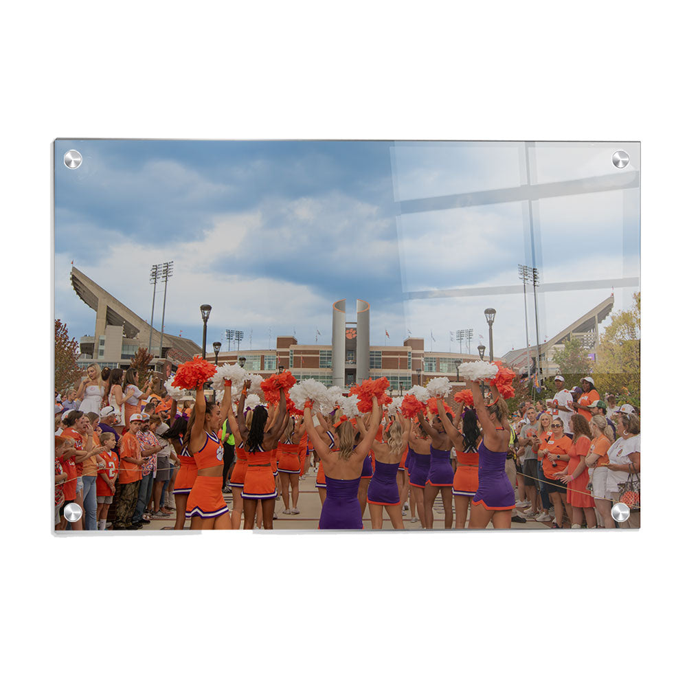 Clemson Tigers - Memorial Stadium Cheer - College Wall Art #Canvas 