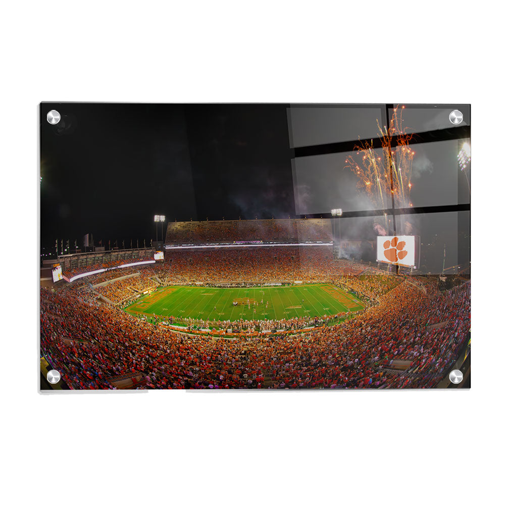 Clemson Tigers - Clemson Memorial Stadium - College Wall Art #Canvas