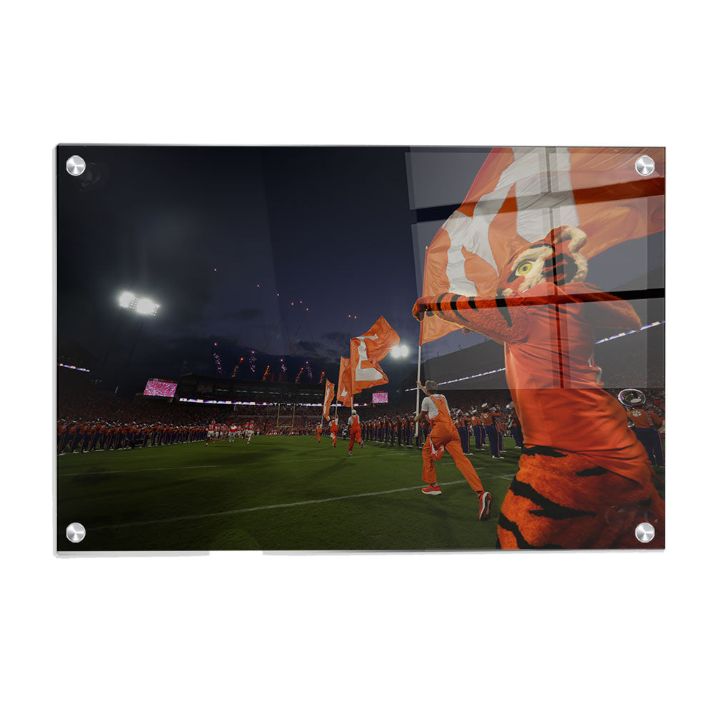 Clemson Tigers - Enter Clemson Tigers - College Wall Art #Canvas