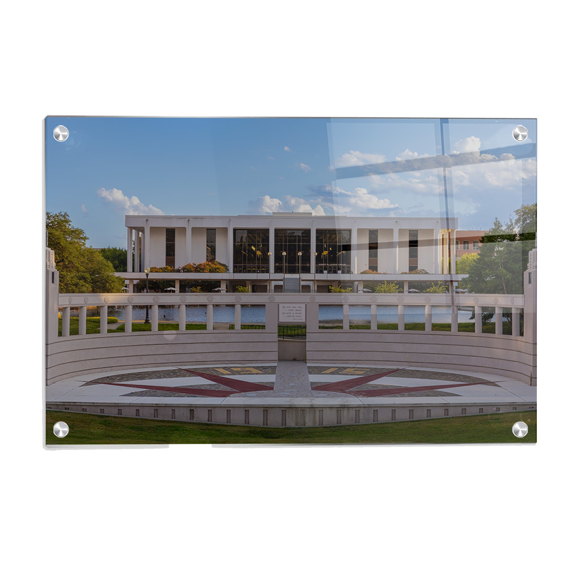 Clemson Tigers - Clemson Library - College Wall Art #Canvas