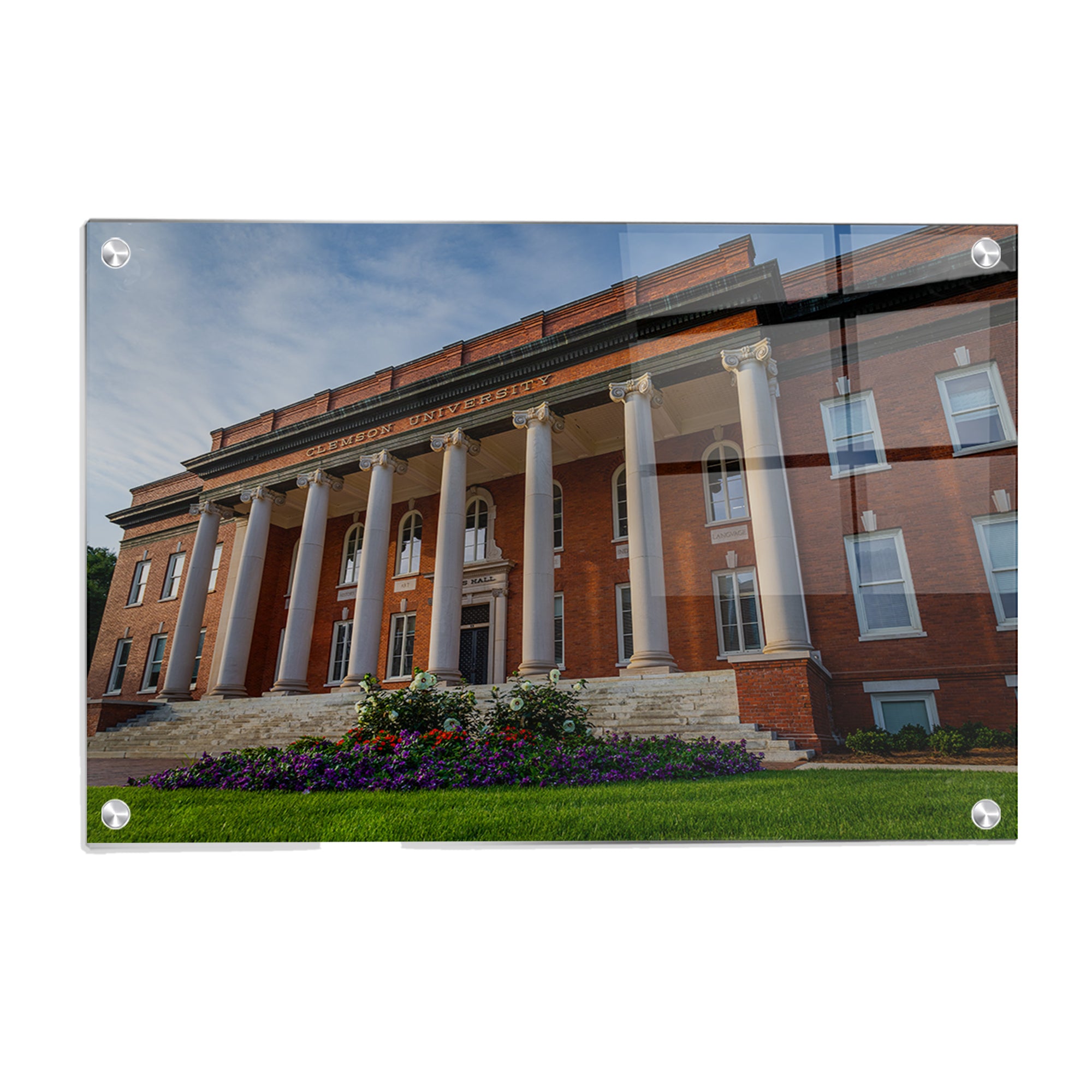 Clemson Tigers - Sikes Hall - College Wall Art #Canvas 