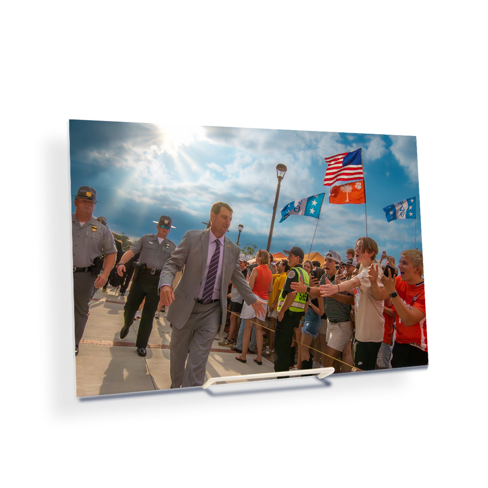 Clemson Tigers - Dabo Tiger Walk - College Wall Art #Canvas