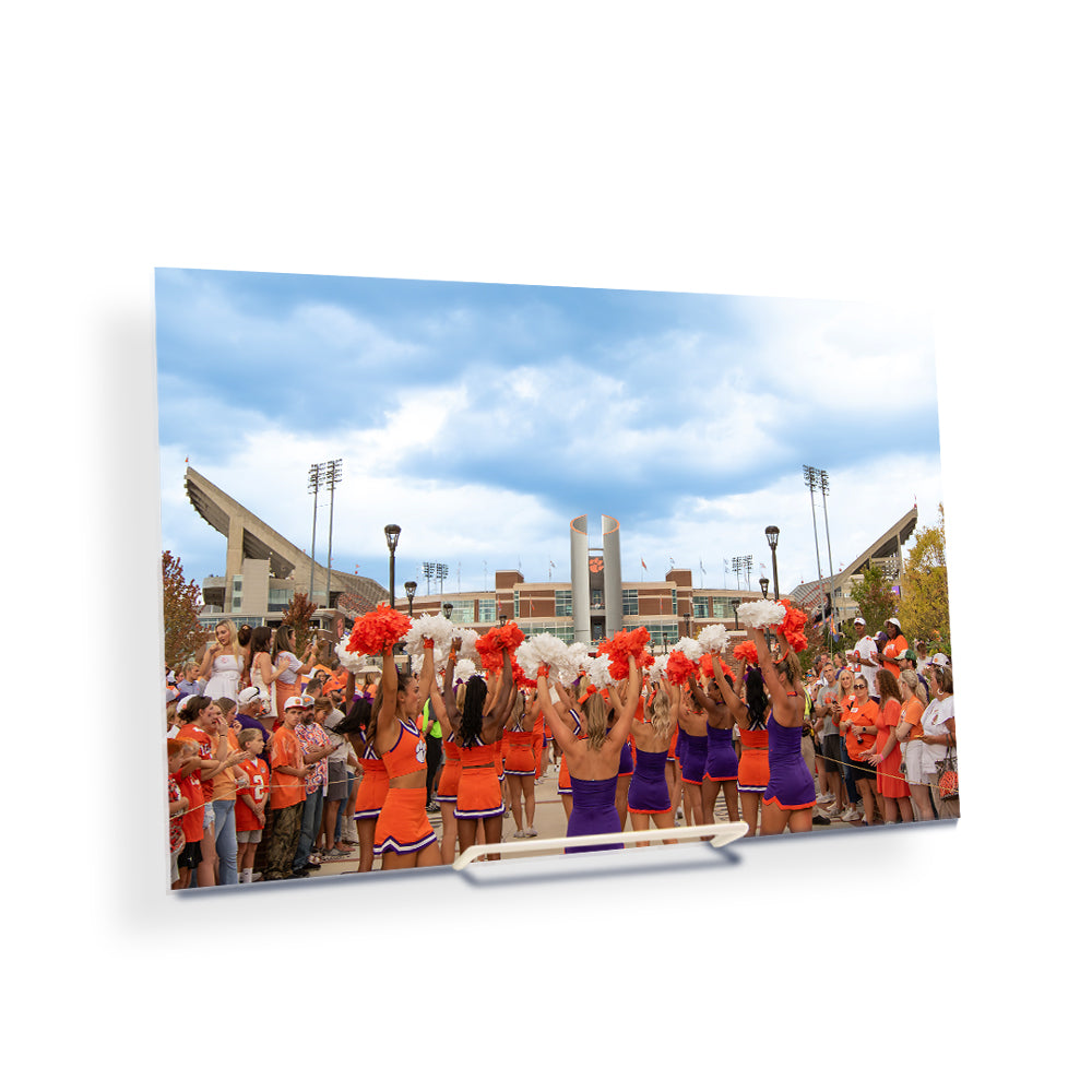 Clemson Tigers - Memorial Stadium Cheer - College Wall Art #Canvas 