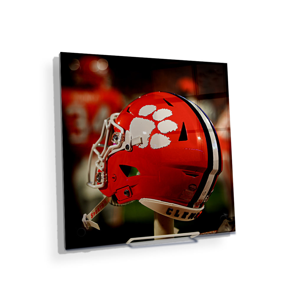 Clemson Tigers - Clemson Helmet - College Wall Art #Canvas