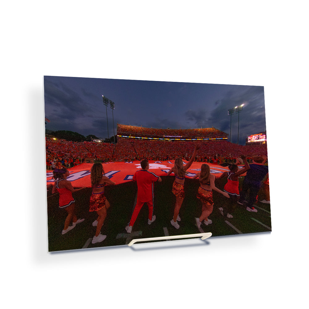 Clemson Tigers - Fighting Tigers Entering the Field - College Wall Art #Canvas