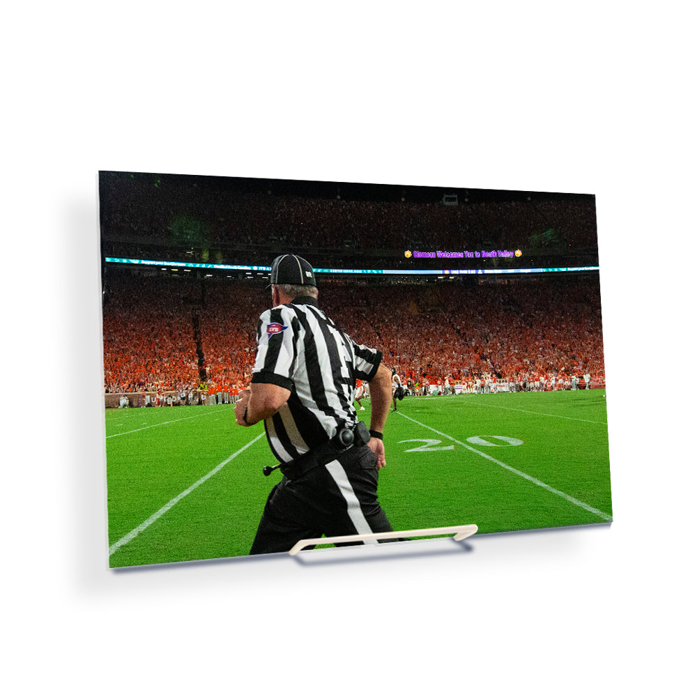 Clemson Tigers - Welcome to Death Valley TD - College Wall Art #Canvas