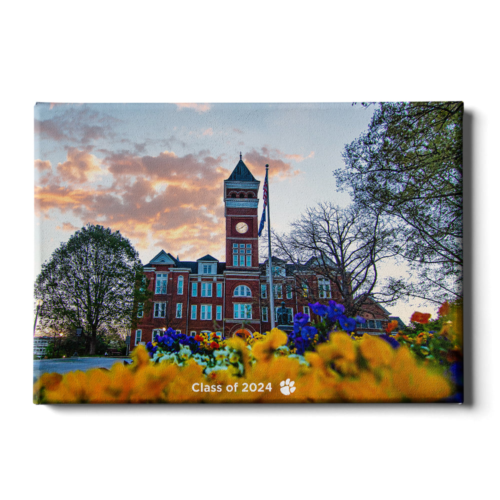 Clemson Tigers - Main Sunset Class of 2024 - College Wall Art #Canvas