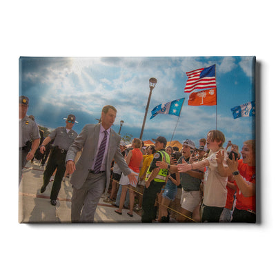 Clemson Tigers - Dabo Tiger Walk - College Wall Art #Canvas