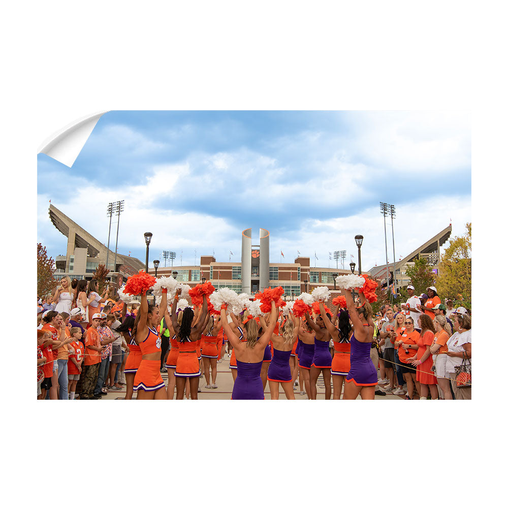 Clemson Tigers - Memorial Stadium Cheer - College Wall Art #Canvas 