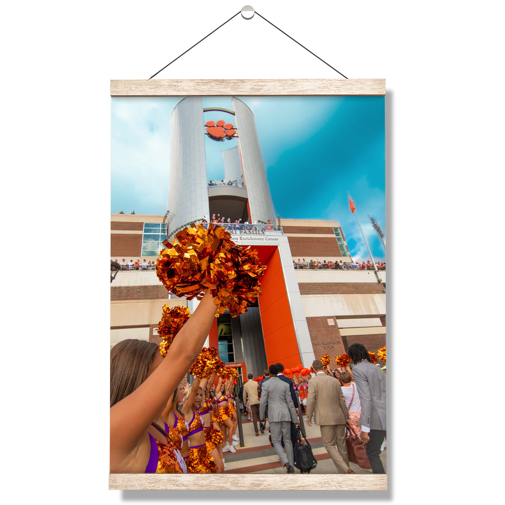 Clemson Tigers - Tiger Walk - College Wall Art #Canvas