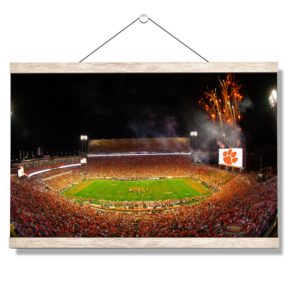 Clemson Tigers - Clemson Memorial Stadium - College Wall Art #Canvas