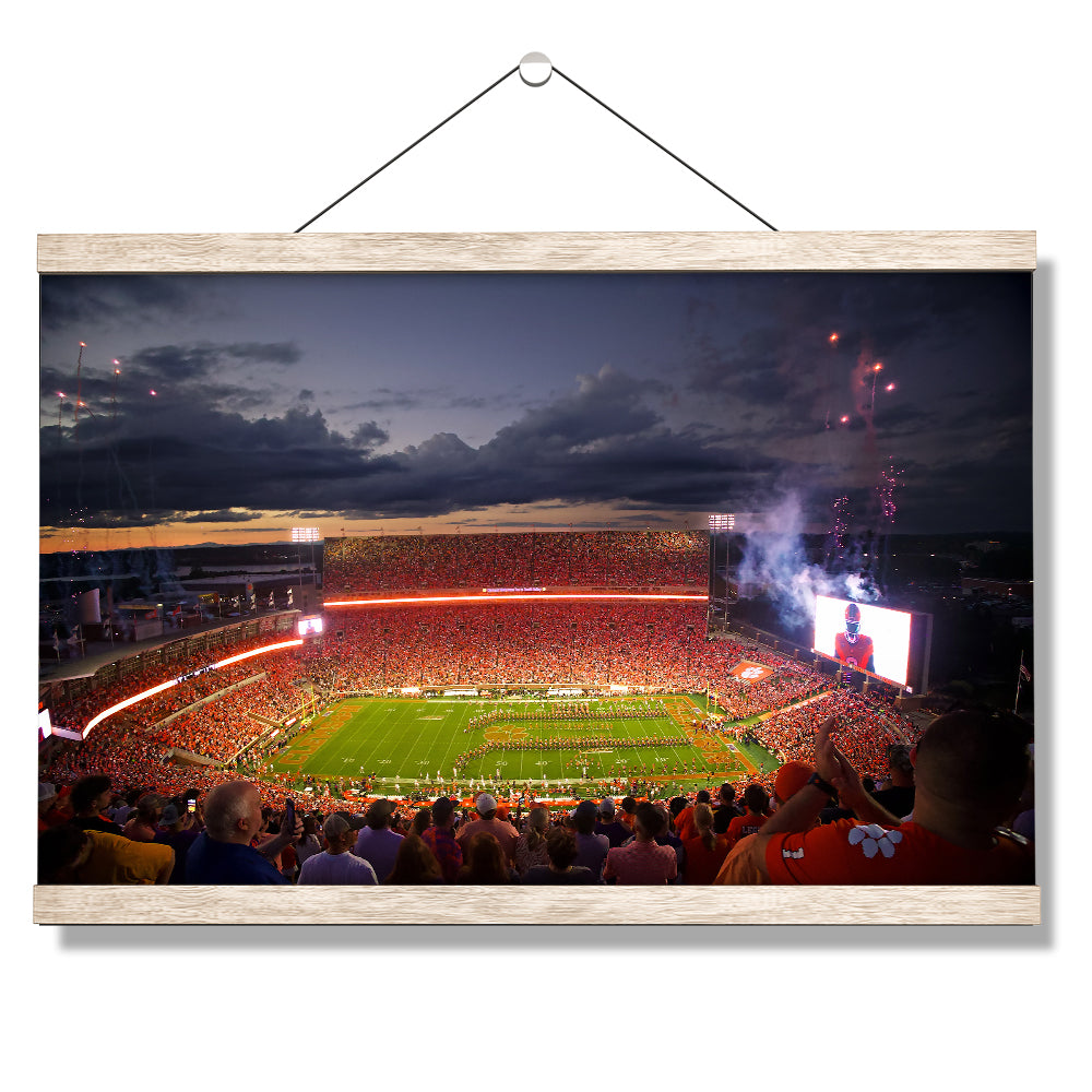 Clemson Tigers - Clemson Welcomes Me to Death Valley - College Wall Art #Canvas