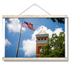 Clemson Tigers - Tillman Hall Flag - College Wall Art #Hanging Canvas