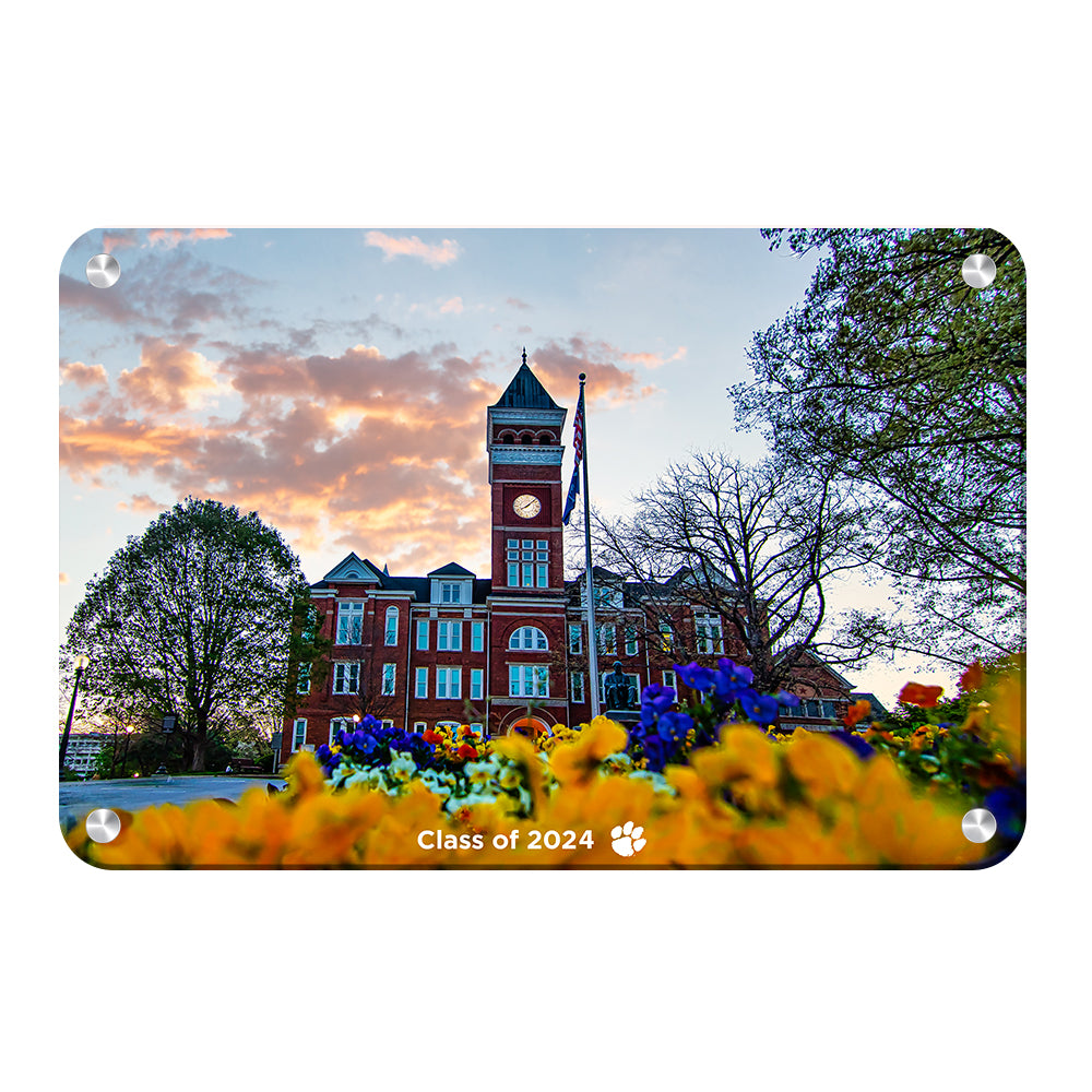 Clemson Tigers - Main Sunset Class of 2024 - College Wall Art #Canvas