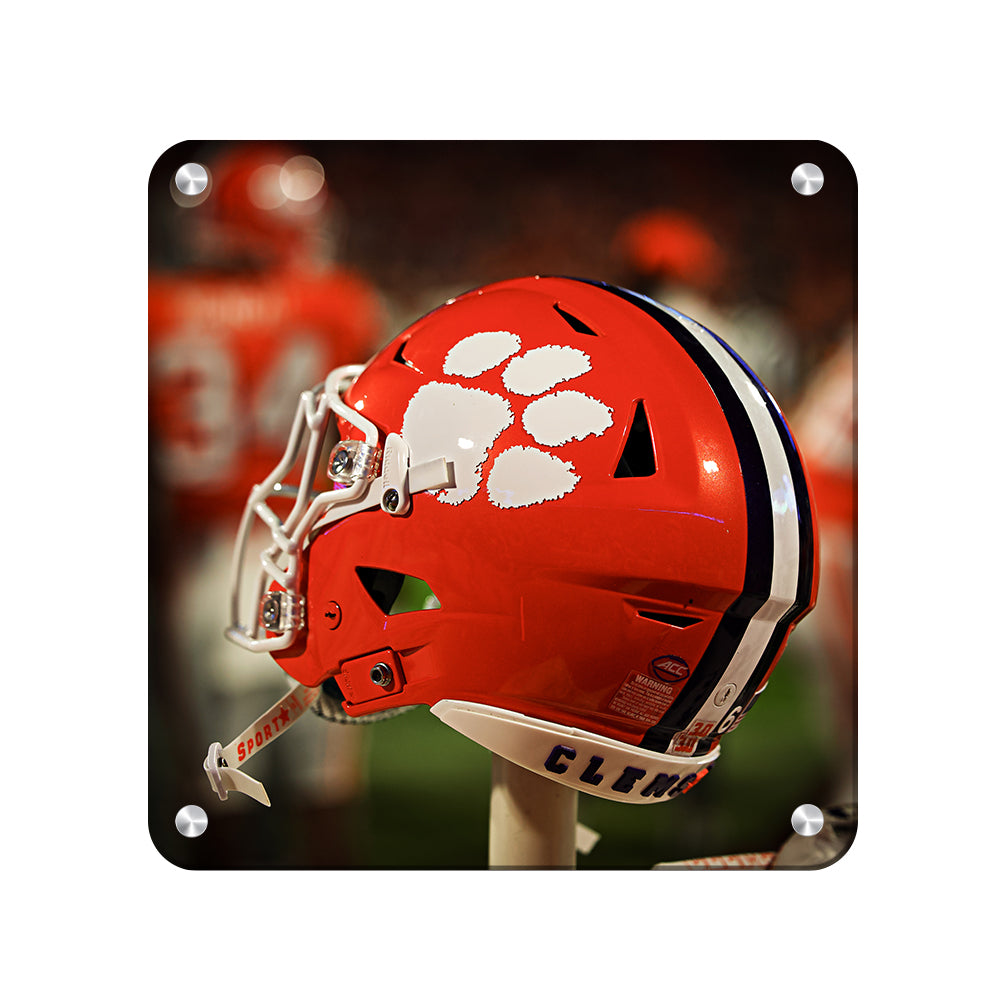 Clemson Tigers - Clemson Helmet - College Wall Art #Canvas